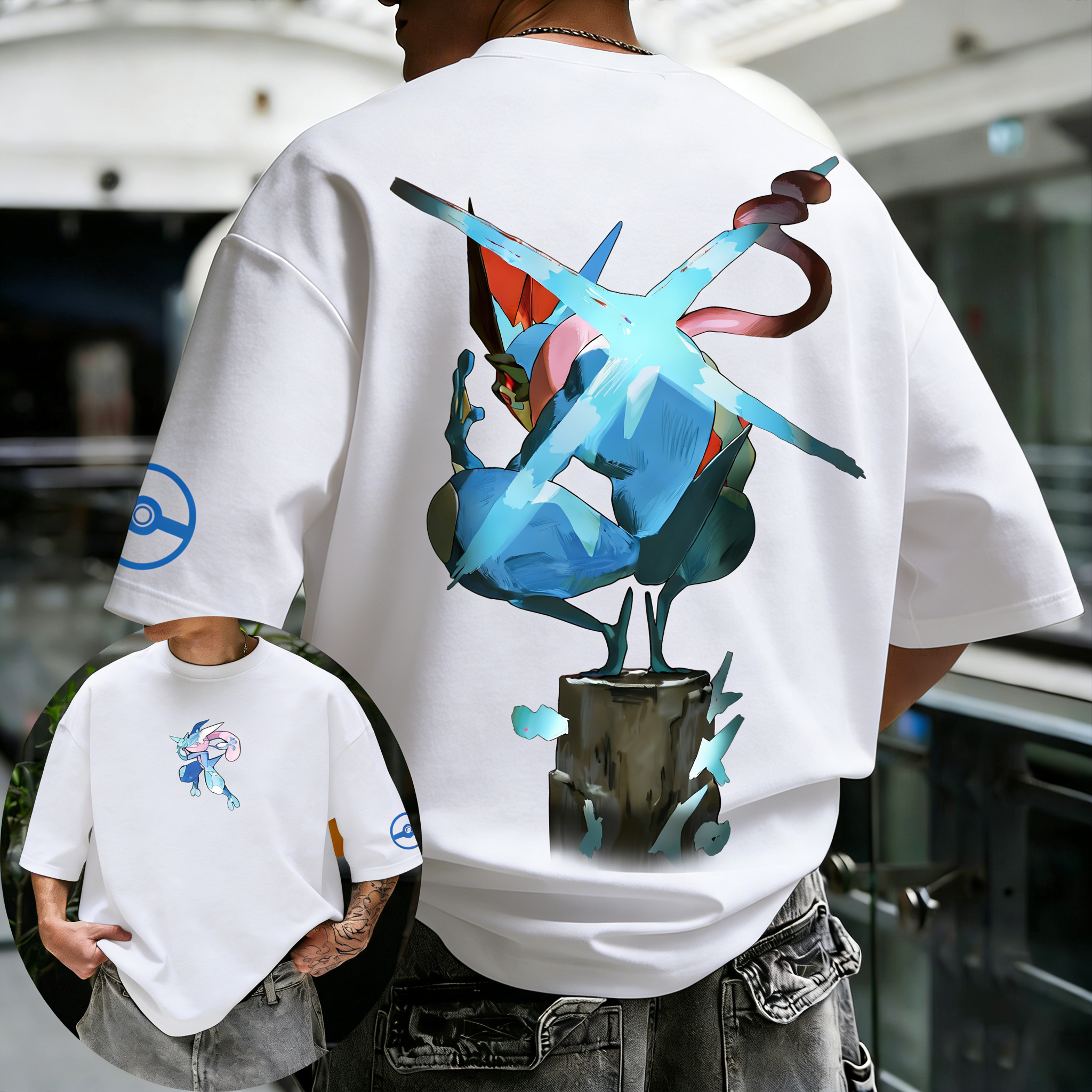 Pokémon Anime Greninja Printed - Anime Cosplay Pokemon 리뷰 및 가격