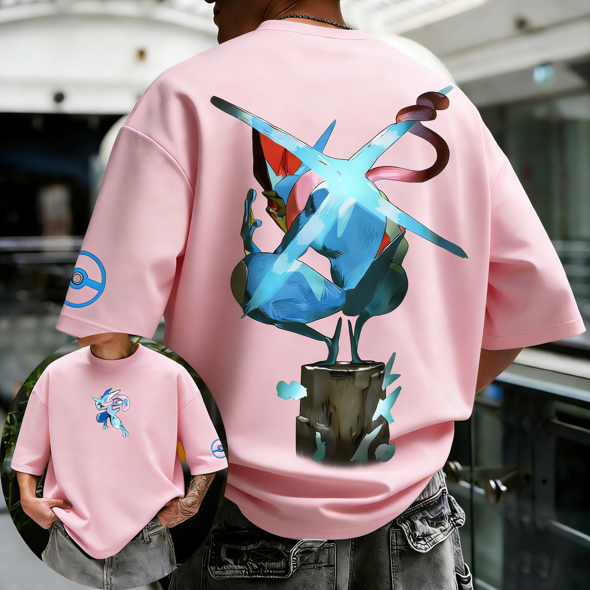 Pokémon Anime Greninja Printed - Anime Cosplay Pokemon 리뷰 및 가격