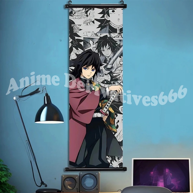 Giyu Tomioka Demon Slayer Wall - Anime Cosplay Wallpaper 리뷰 및 가격
