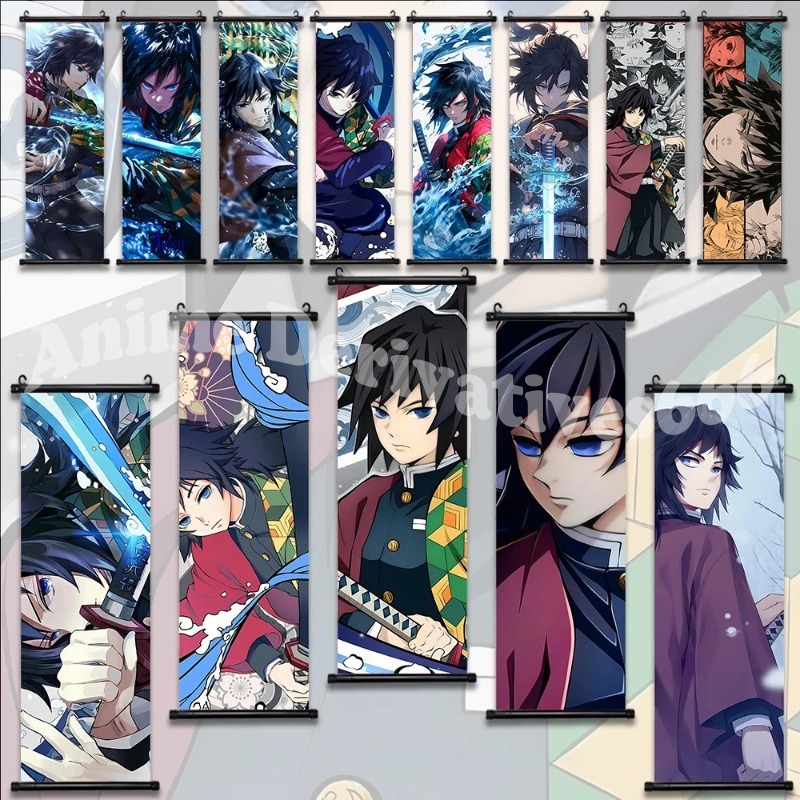 Giyu Tomioka Demon Slayer Wall - Anime Cosplay Wallpaper 리뷰 및 가격