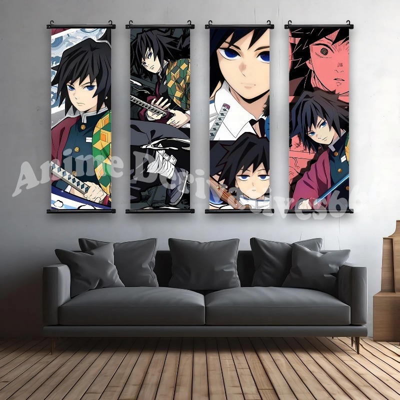 Giyu Tomioka Demon Slayer Wall - Anime Cosplay Wallpaper 리뷰 및 가격