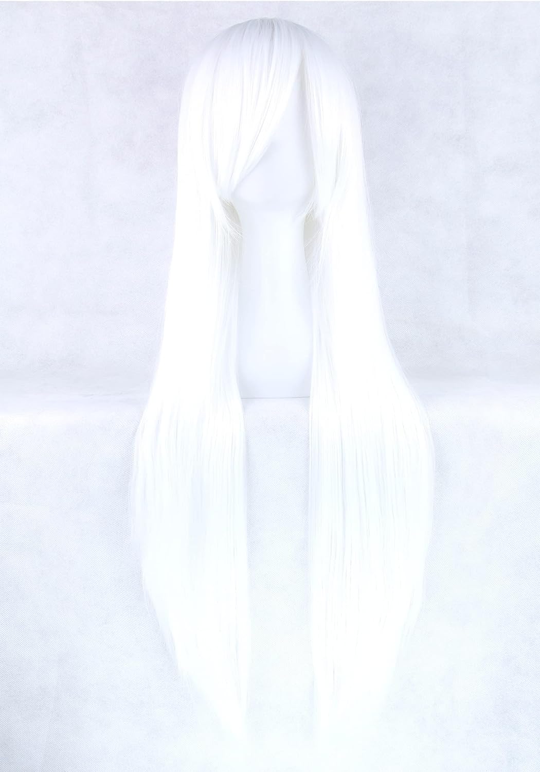 80cm Long Straight Natural Hai - Cosplay Anime White Hair 리뷰 및 가격