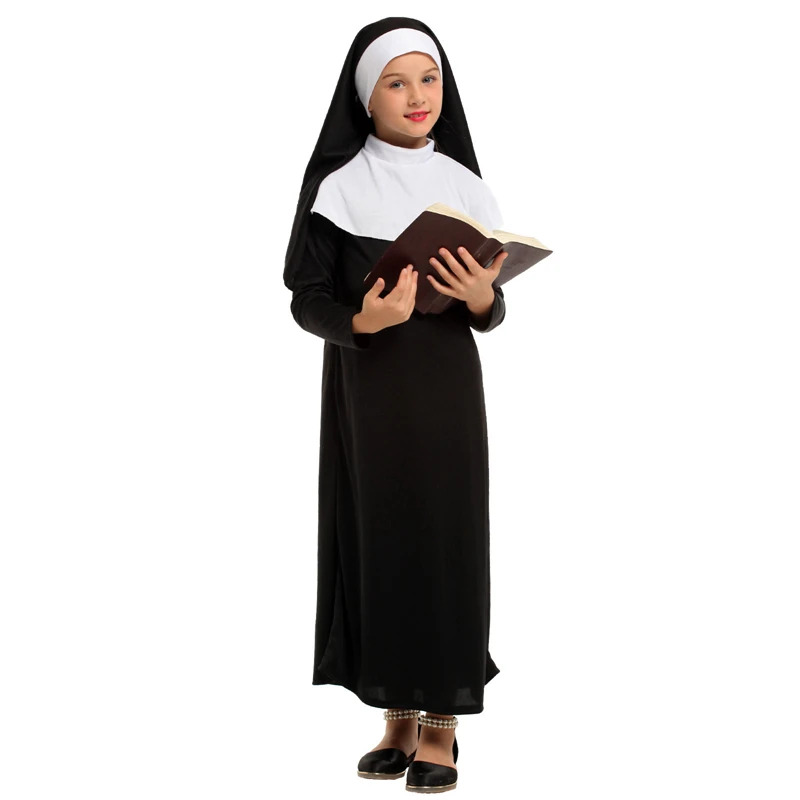 Kids Child Nun Costume Cosplay - Anime Cosplay Youtube Shorts 리뷰 및 가격