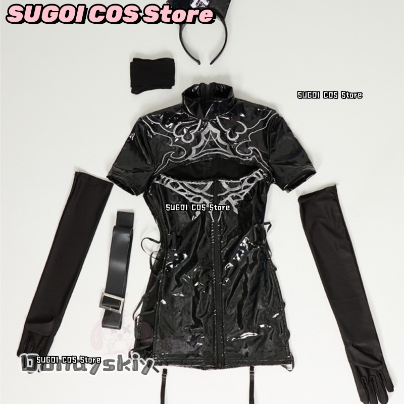 SUGOI@NieRut omata 2B Gothic N - Anime Cosplay Bikini 리뷰 및 가격