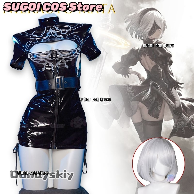 SUGOI@NieRut omata 2B Gothic N - Anime Cosplay Bikini 리뷰 및 가격