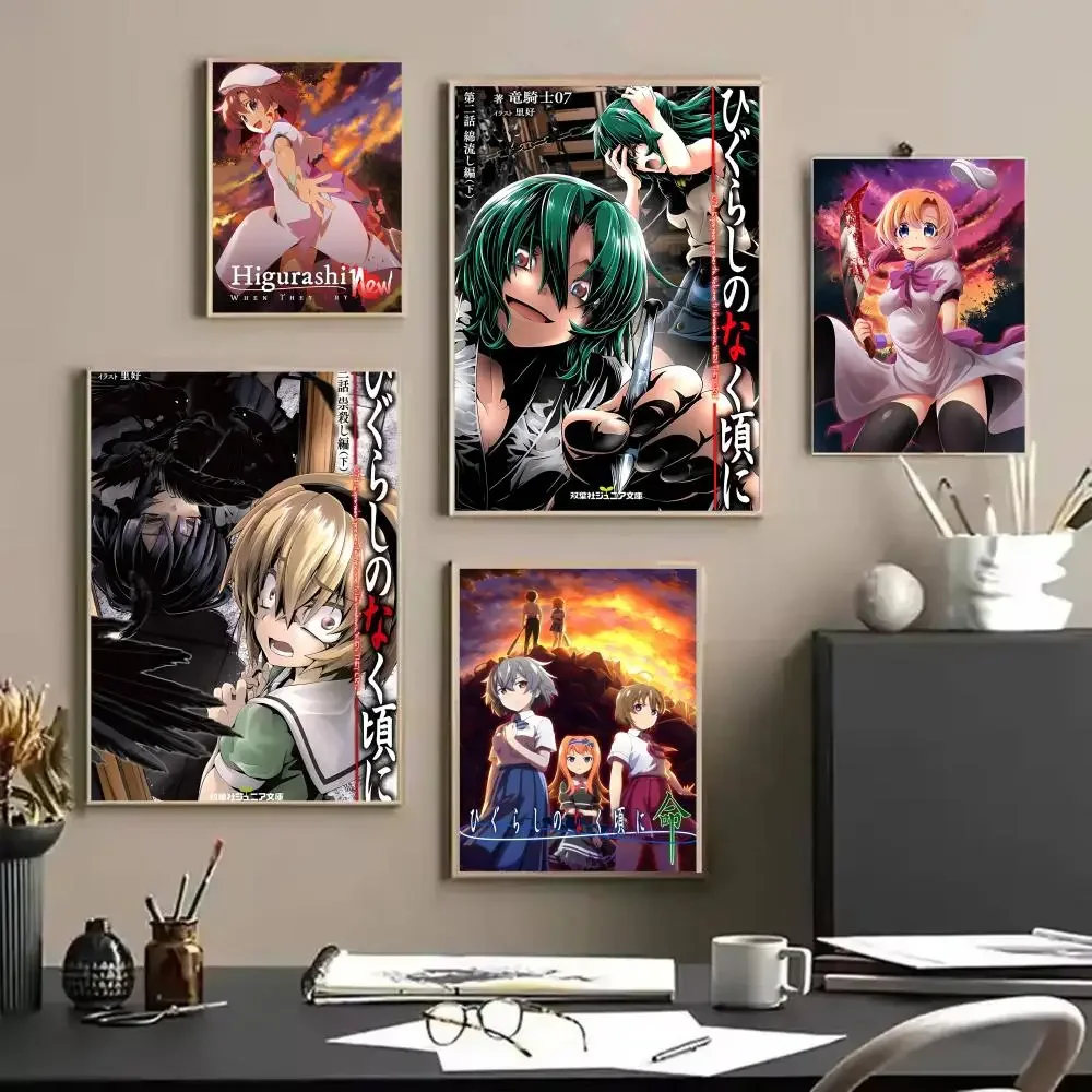 Anime H-Higurashi When They Cr - Anime Cosplay Wallpaper 리뷰 및 가격