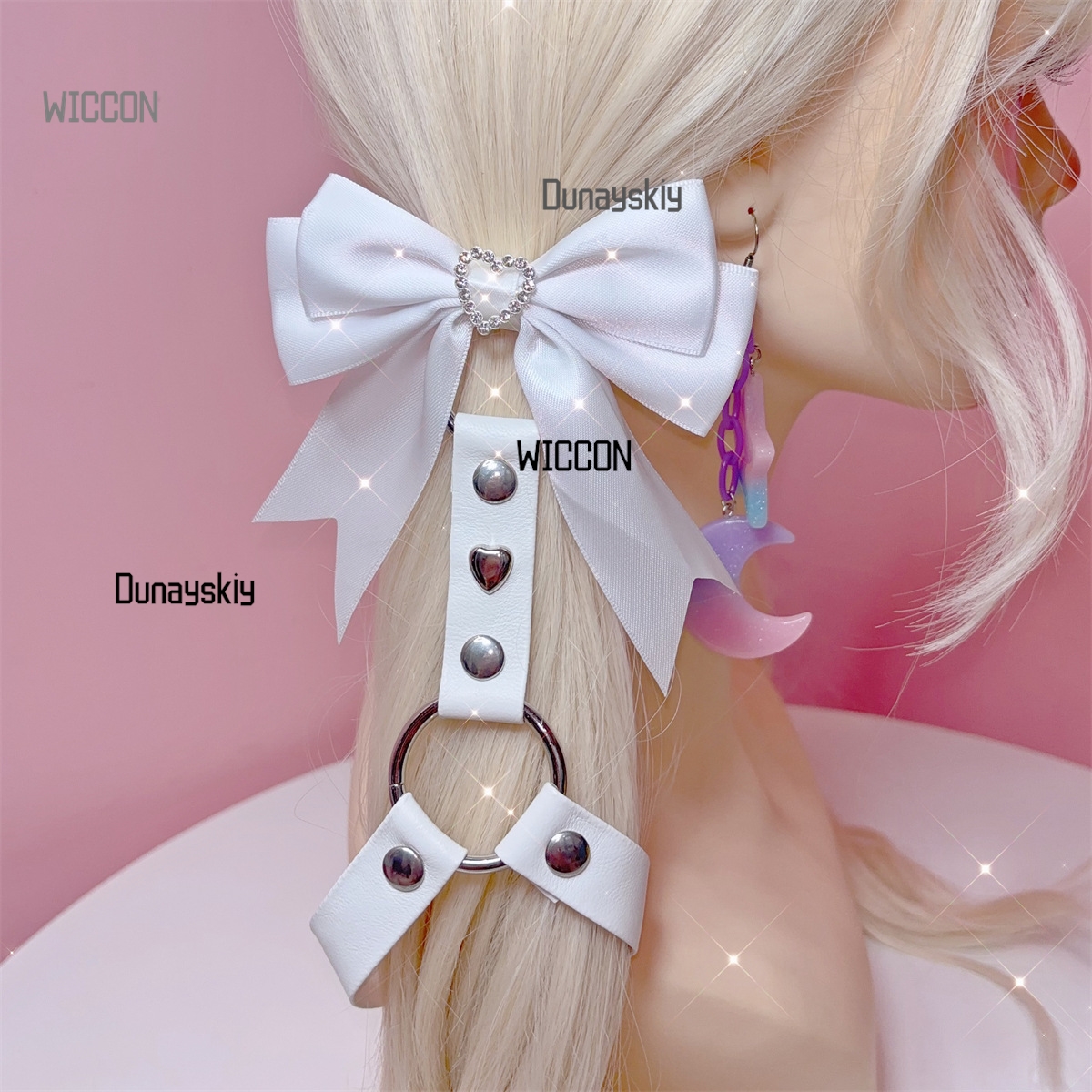 Y2K Gothic Hair Accessories Ji - Anime Cosplay Baddies 리뷰 및 가격