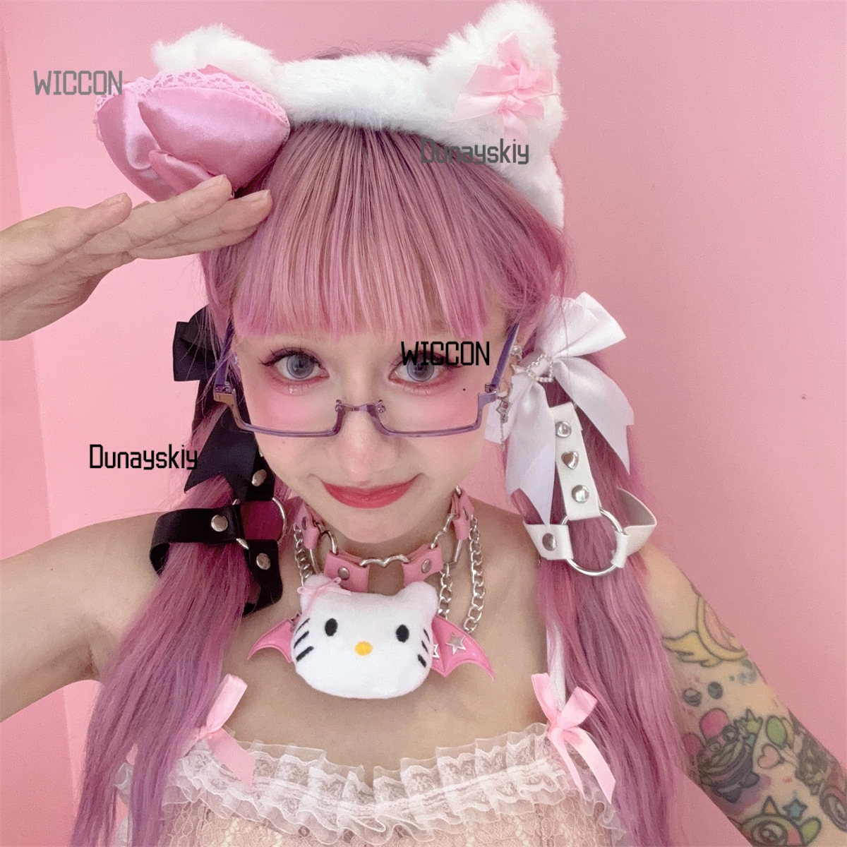 Y2K Gothic Hair Accessories Ji - Anime Cosplay Baddies 리뷰 및 가격