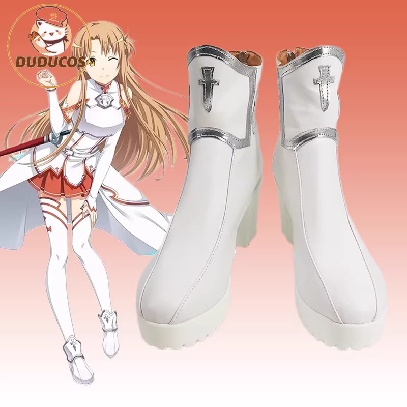 Yuuki Asuna Cosplay Shoes Anim - Cosplay Anime Online 리뷰 및 가격