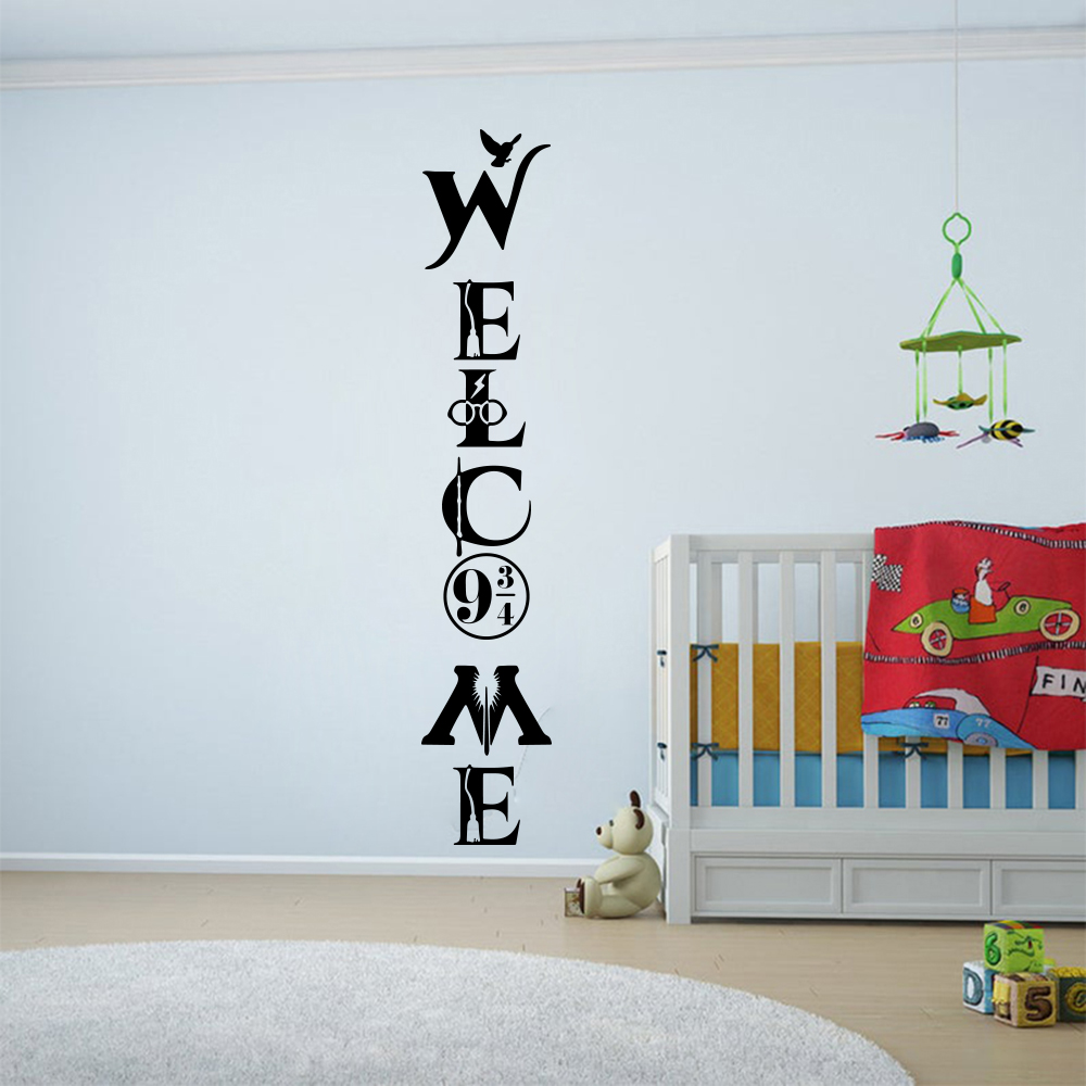 Large Welcome Harr Y Door Wall - Anime Cosplay Wallpaper 리뷰 및 가격