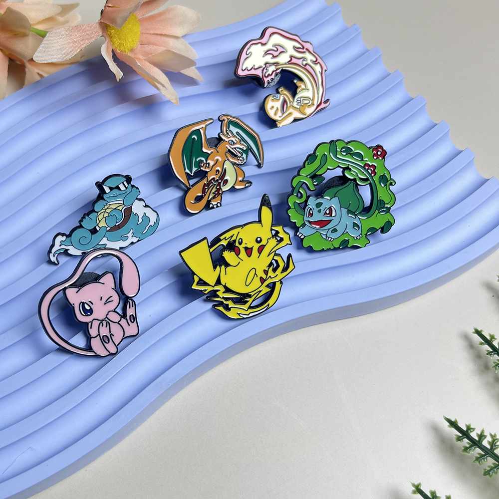 6pcs Anime Pins Set Pokemon En - Anime Cosplay Pokemon 리뷰 및 가격